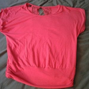 Hot Pink short sleeve shirt